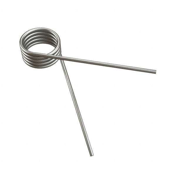 270° Deflection Angle, 0.259" OD, 0.017" Wire Diam, 4-3/4 Coils, Torsion Spring