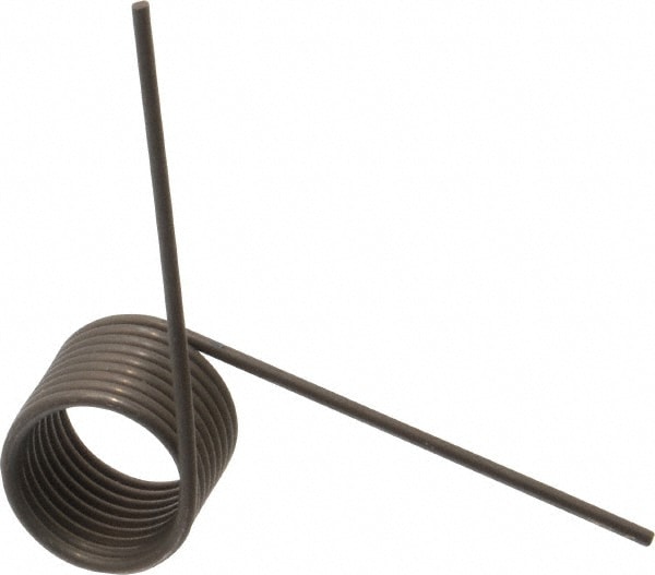 270° Deflection Angle, 0.826" OD, 0.07" Wire Diam, 7-3/4 Coils, Torsion Spring