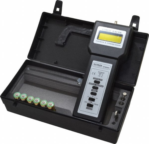 Extech 0.01 Resolution, Digital Tension & Compression Force Gage