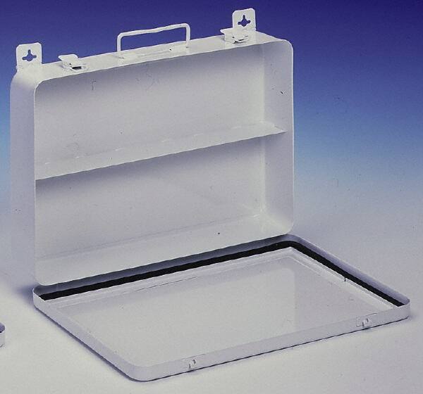 Empty First Aid Cabinets & Cases; Type: Unitized Kit ; Product Type: Unitized Kit ; Height (Inch): 9-1/8 ; Width (Inch): 13-11/16 ; Depth (Inch): 2-3/8 ; Number of Shelves: 2