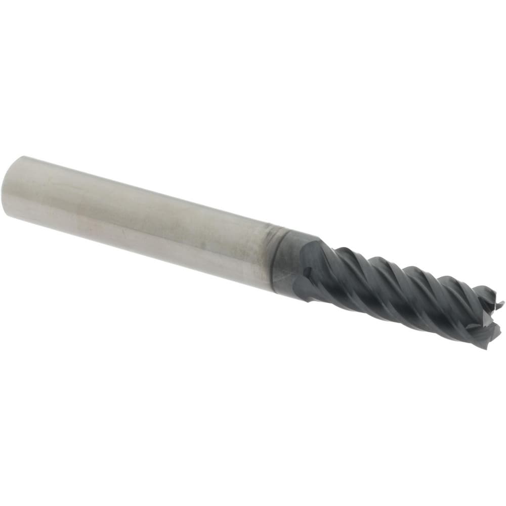 Square End Mill: 9/32" Dia, 13/16" LOC, 5 Flutes, Solid Carbide