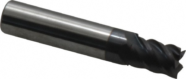 Accupro 545S3438C11 11/32", 1/2" LOC, 3/8" Shank Diam, 2" OAL, 5 Flute, Solid Carbide Square End Mill Image