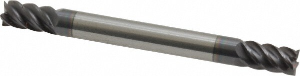 Accupro 12185257 Square End Mill: 3/16 Dia, 5/16 LOC, 3/16 Shank Dia, 2 OAL, 5 Flutes, Solid Carbide Image