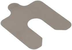 Made in USA - Metal Shim Stock: Slotted, 0.0050