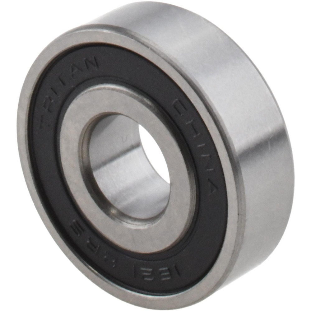 Deep Groove Ball Bearing: 0.5" Bore Dia - 746 lb Static Load