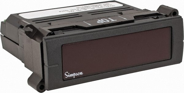 Simpson Electric M235-1-0-46-0 3-1/2 Digits, Digital LCD, AC Ammeter, Panel Meter 