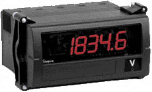 Simpson Electric F45-1-13-0 4-1/2 Digits, Digital LED, DC Voltmeter, Panel Meter 