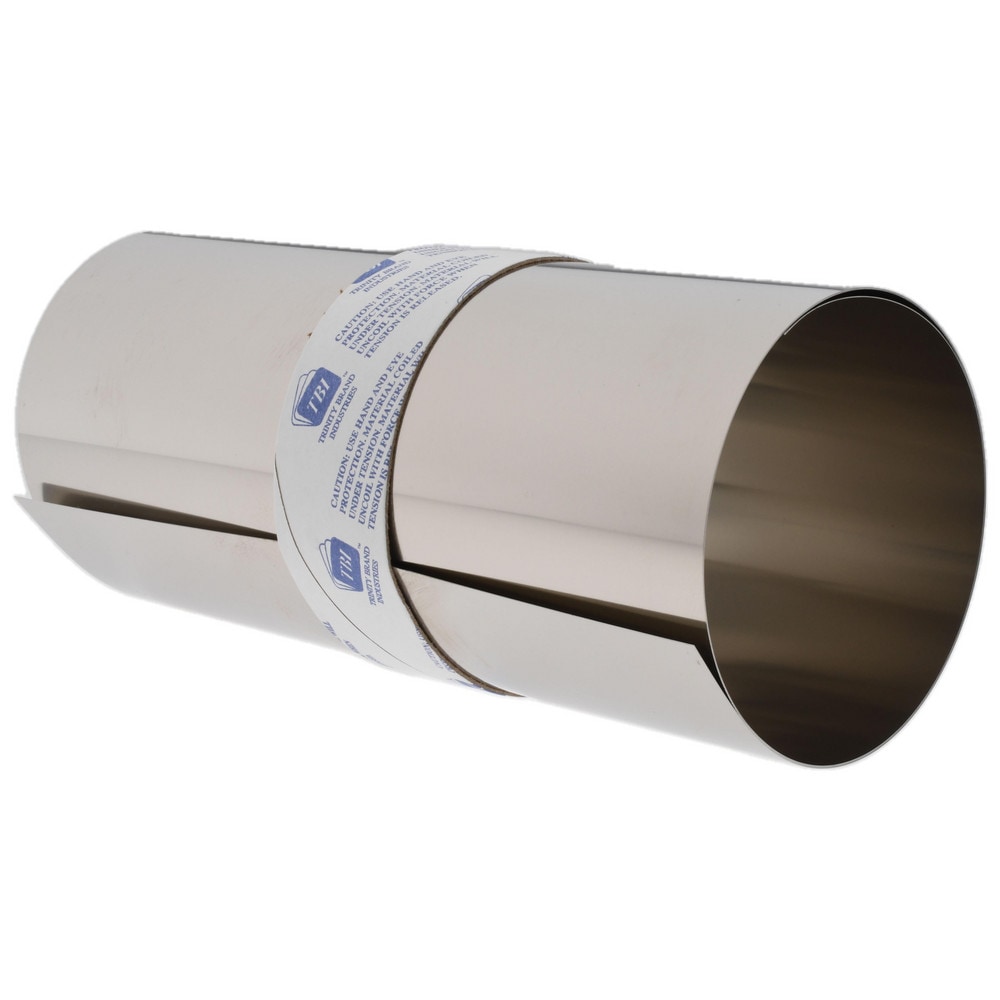 Shim Stock: 0.012'' Thick, 50'' Long, 12" Wide, 302 Stainless Steel