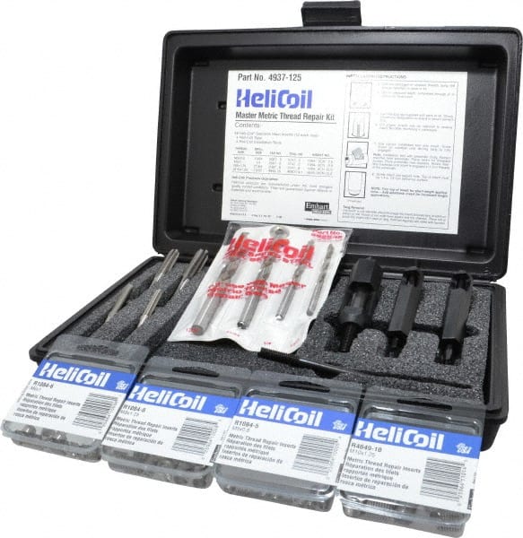 Heli-Coil 4937-125 Thread Repair Kit: Threaded Insert 