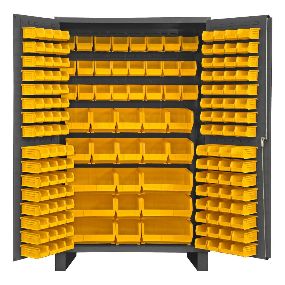 Durham JC-171-95 Bin Steel Storage Cabinet: 48" Wide, 24" Deep, 78" High 