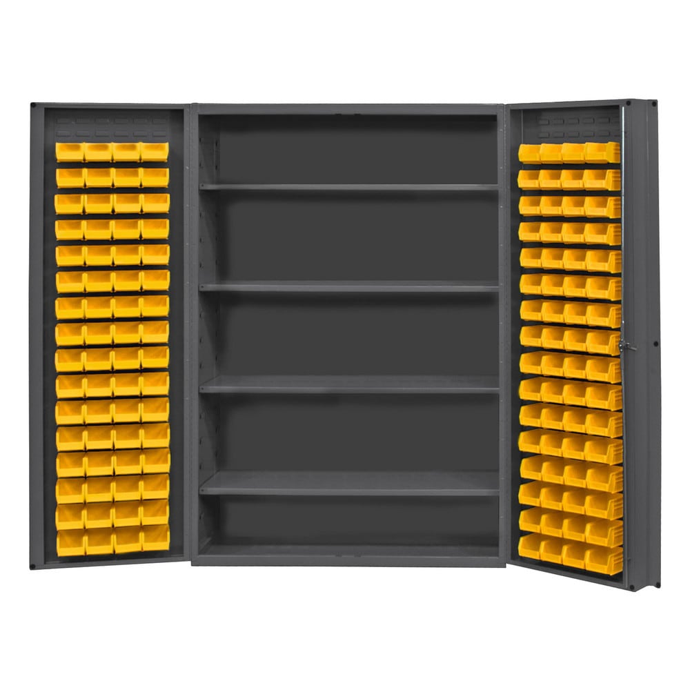 Durham DC48-128-4S-95 Bin Steel Storage Cabinet: 48" Wide, 24" Deep, 72" High Image