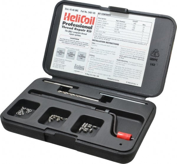 Heli-Coil 5401-05 Thread Repair Kit: Threaded Insert 