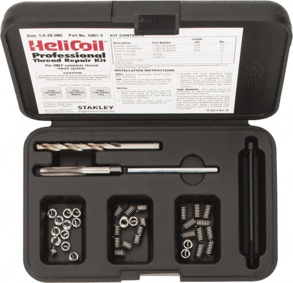 1/4-20 Drill and Tap Insertion tool Helicoil Thread Repair Kit M_M_S