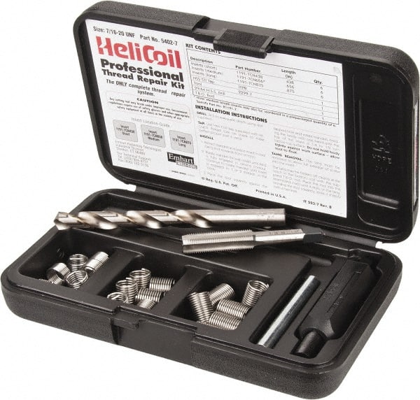 Perma-Coil 1172-207 7/16-20 Repair Insert Install Tool & Prewinder Fits Heli 