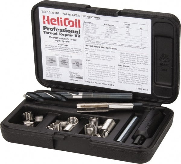 Fits Helicoil for sale online V Coil 04166 3/8" BSF Wire Insert Thread Repair Kit 