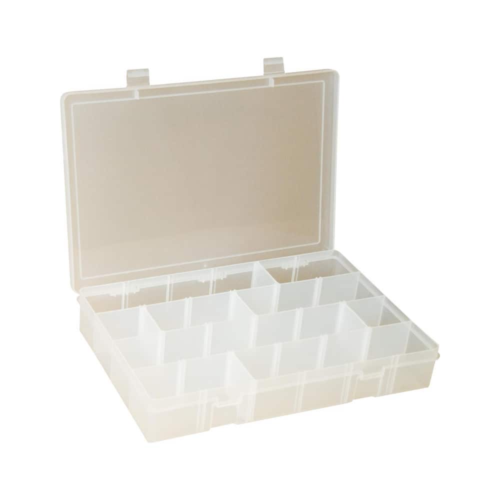 DEWALT Small Parts Storage Organizer 2 Compartments - Clear Lid for sale  online