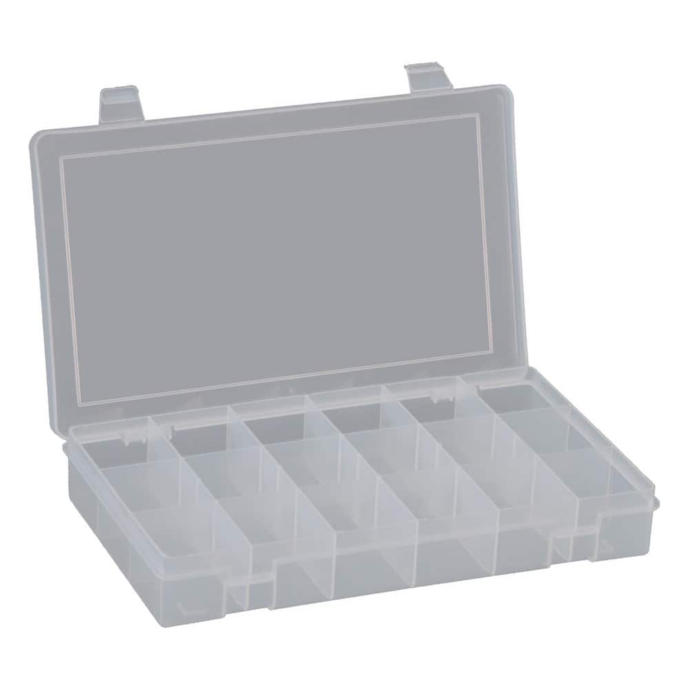 Durham Compartment Box,18 Compartments,Clear SP18-CLEAR
