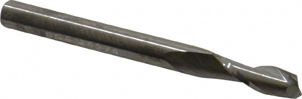 Square End Mill: 3/16" Dia, 9/16" LOC, 2 Flutes, Solid Carbide