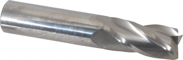 Square End Mill: 3/4'' Dia, 1-1/2'' LOC, 3/4'' Shank Dia, 4'' OAL, 4 Flutes, Solid Carbide