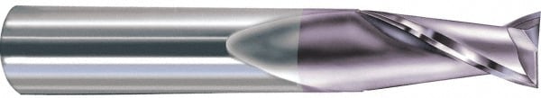 SGS 35307 Square End Mill: 9/32 Dia, 3/4 LOC, 5/16 Shank Dia, 2-1/2 OAL, 2 Flutes, Solid Carbide Image