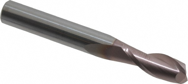 SGS 35308 Square End Mill: 5/16 Dia, 13/16 LOC, 5/16 Shank Dia, 2-1/2 OAL, 2 Flutes, Solid Carbide Image