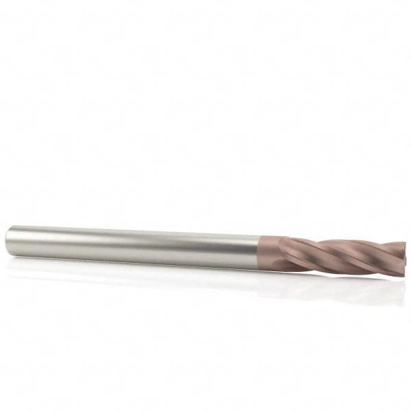 SGS 35506 Square End Mill: 1/4 Dia, 3/4 LOC, 1/4 Shank Dia, 2-1/2 OAL, 4 Flutes, Solid Carbide Image