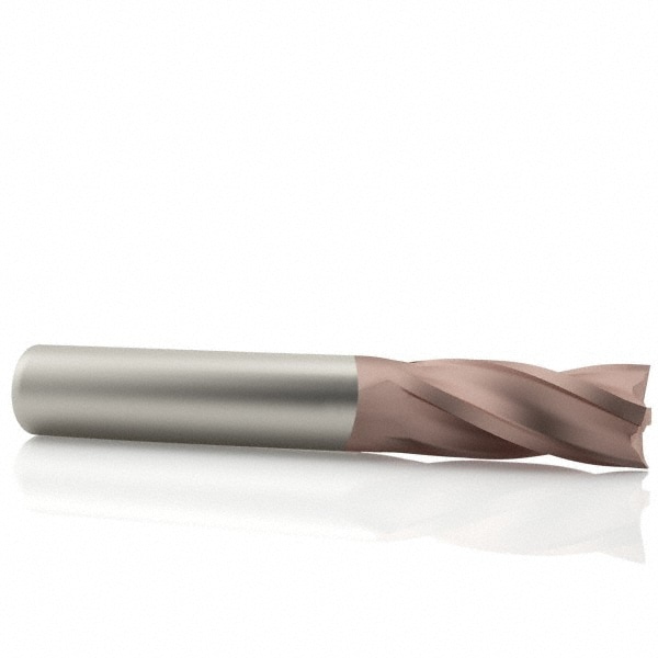 SGS 35513 Square End Mill: 5/8 Dia, 1-1/4 LOC, 5/8 Shank Dia, 3-1/2 OAL, 4 Flutes, Solid Carbide Image