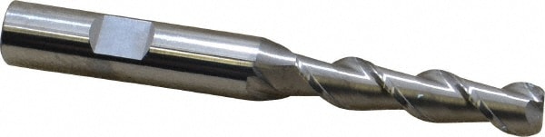 SGS 34507 Square End Mill: 5/16 Dia, 1-3/8 LOC, 3/8 Shank Dia, 3-1/8 OAL, 2 Flutes, Solid Carbide Image