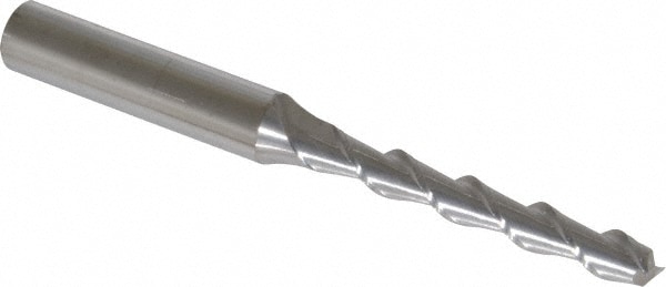 SGS 32035 Square End Mill: 1/4 Dia, 1-3/4 LOC, 3/8 Shank Dia, 3-9/16 OAL, 2 Flutes, Solid Carbide Image