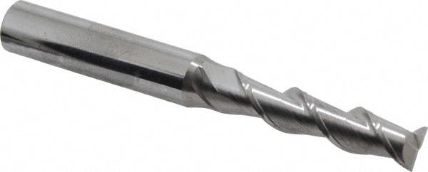 SGS 32036 Square End Mill: 5/16 Dia, 1-3/8 LOC, 3/8 Shank Dia, 3-1/8 OAL, 2 Flutes, Solid Carbide Image