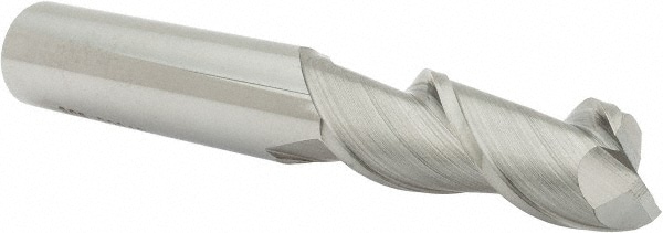 SGS 32040 Square End Mill: 1/2 Dia, 1-1/4 LOC, 1/2 Shank Dia, 3-1/4 OAL, 2 Flutes, Solid Carbide Image