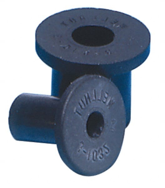 RivetKing. JF-5170 #10-32, 0.562" Diam x 0.04" Thick Flange, Rubber Insulated Rivet Nut 