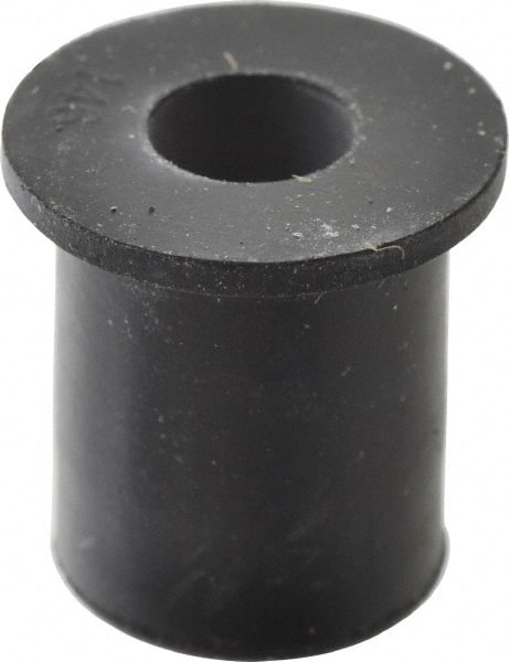 1/4-20, 0.63" Diam x 0.051" Thick Flange, Rubber Insulated Rivet Nut