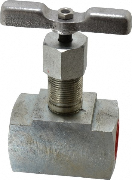 Value Collection NVA6023 Needle Valve: Straight, 1" Pipe, Alloy Body Image