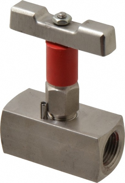 Value Collection NVA1021 Needle Valve: Straight, 1/2" Pipe, Stainless Steel Body Image