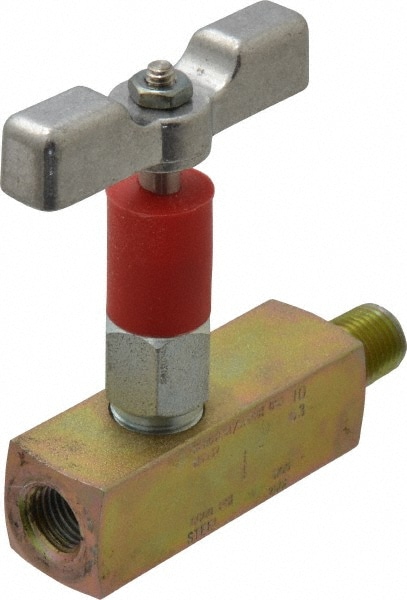 Value Collection NVA4000 Needle Valve: Straight, 1/4" Pipe, Alloy Body Image