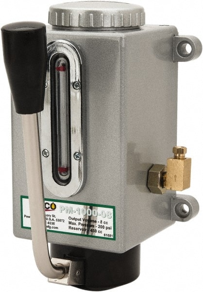 Trico PM-1000-08 450 cm Reservoir Capacity, 8 cm Output per Stroke, Manual Central Lubrication System 