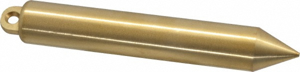 6-3/4" Long, 1" Dia Brass Plumb Bob - 20 Ounce