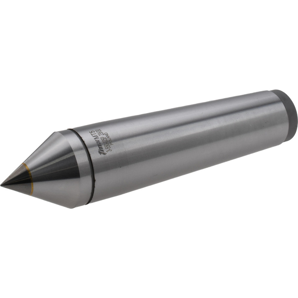 1.76" Head Diam, Carbide-Tipped Steel Standard Point Solid Dead Center