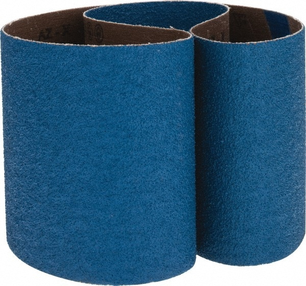 Abrasive Belt: 4" Wide, 36" Long, 40 Grit, Zirconia Alumina