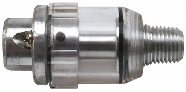 Universal Tool UT9320-1 Inline Lubricator: NPT Ends, 100 psi, 175 CFM, 5.3 oz Oil Capacity 