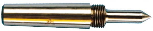 1-3/4" Head Diam, Steel Standard Point Solid Dead Center