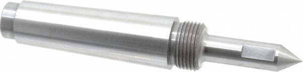 5/8" Head Diam, Steel Long Point Solid Dead Center