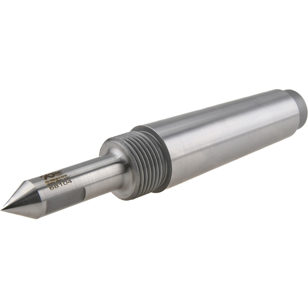 5/8" Head Dia, Steel Long Point Solid Dead Center