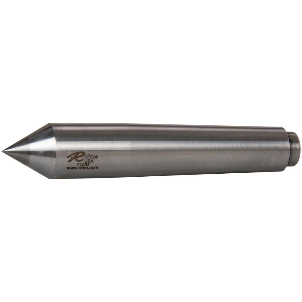 0.938" Head Diam, Carbide-Tipped Steel Standard Point Solid Dead Center