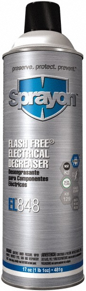Electrical Grade Cleaner: 20 oz Aerosol Can - 37,000V Dielectic Strength, Safe for Most Plastics