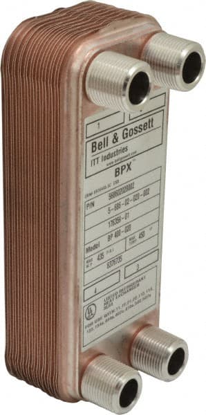Bell & Gossett 5-686-02-020-00 Inch, Brazed Plate Heat Exchanger 