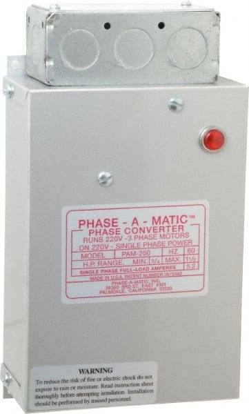 10 hp phase converter for sale