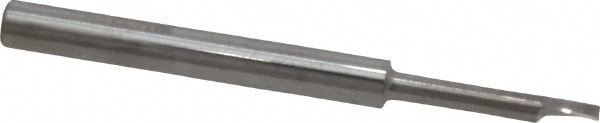 Accupro ACC-HB080500 Helical Boring Bar: 0.08" Min Bore, 1/2" Max Depth, Right Hand Cut, Submicron Solid Carbide 