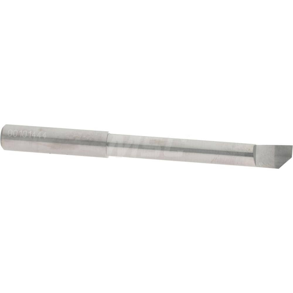 Accupro ACC-HB3602500 Helical Boring Bar: 0.36" Min Bore, 2-1/2" Max Depth, Right Hand Cut, Submicron Solid Carbide 